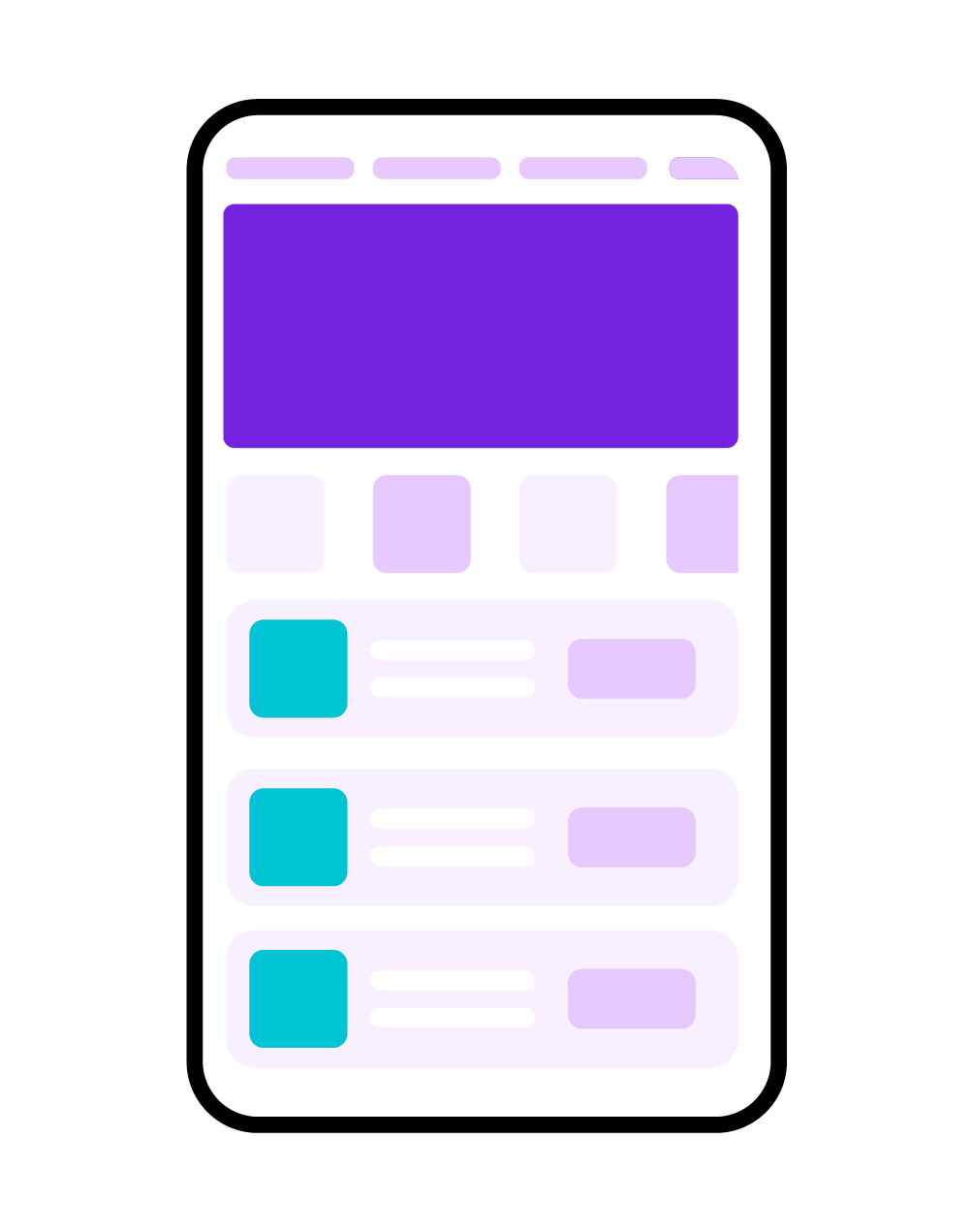 Vertical Video ad format mockup